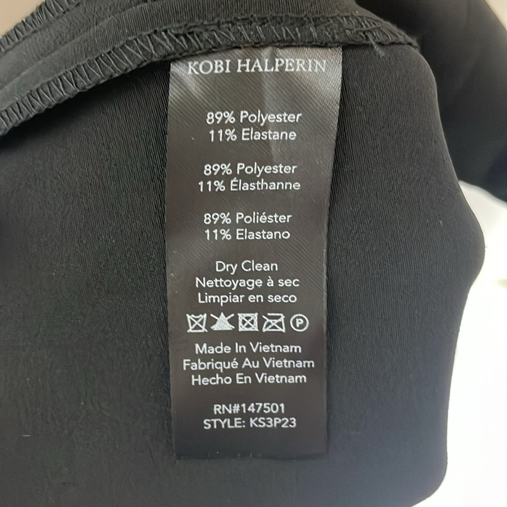 Kobi Halperin Ryan Twill Trousers in black NWT - Picture 13 of 16